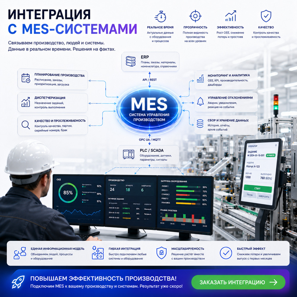 Интеграция с MES-системами