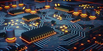 Электронное изделие внутри